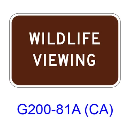 Wildlife Viewing G200-81Aca 1