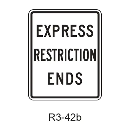 Express Restriction Ends R3-42B 1