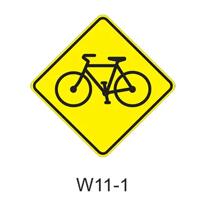Bicycle Warning [Symbol] W11-1 1