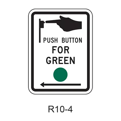 Push Button For Green Signal [Green Symbol] 1