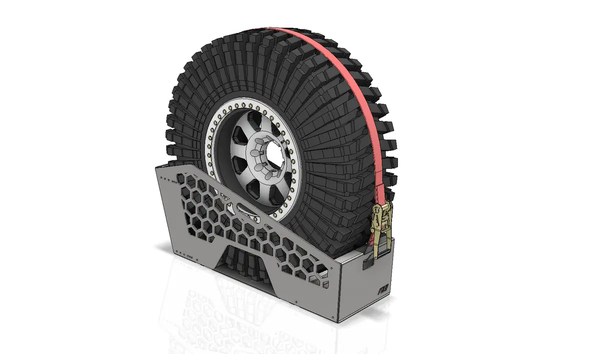 Universal Bed Mounted Tire Carrier 1
