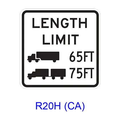 Truck Length Limit [Symbol] R20h(Ca) 1