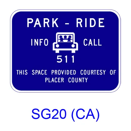 Park & Ride Facility Info [Symbol] Sg20(Ca) 1