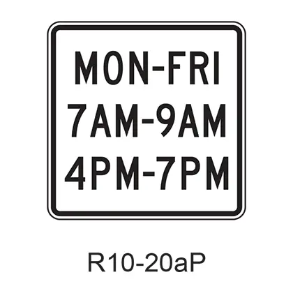 Day(S) And Times [Plaque] R10-20Ap 1