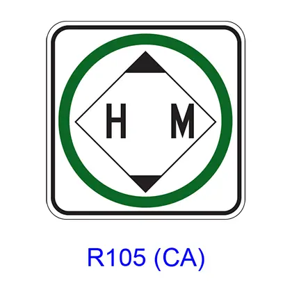 Hazardous Material Permitted [Symbol] R105(Ca) 1