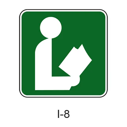 Library [Symbol] I-8 1