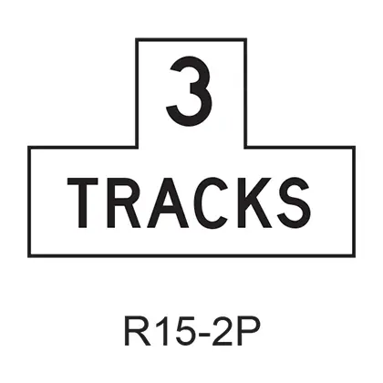 Number Of Tracks [Plaque] R15-2P 1