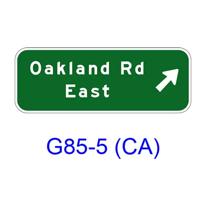 Exit Direction G85-5(Ca) 1