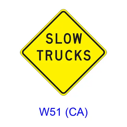 Slow Trucks W51(Ca) 1