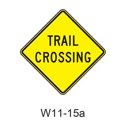 Trail Crossing W11-15A 1