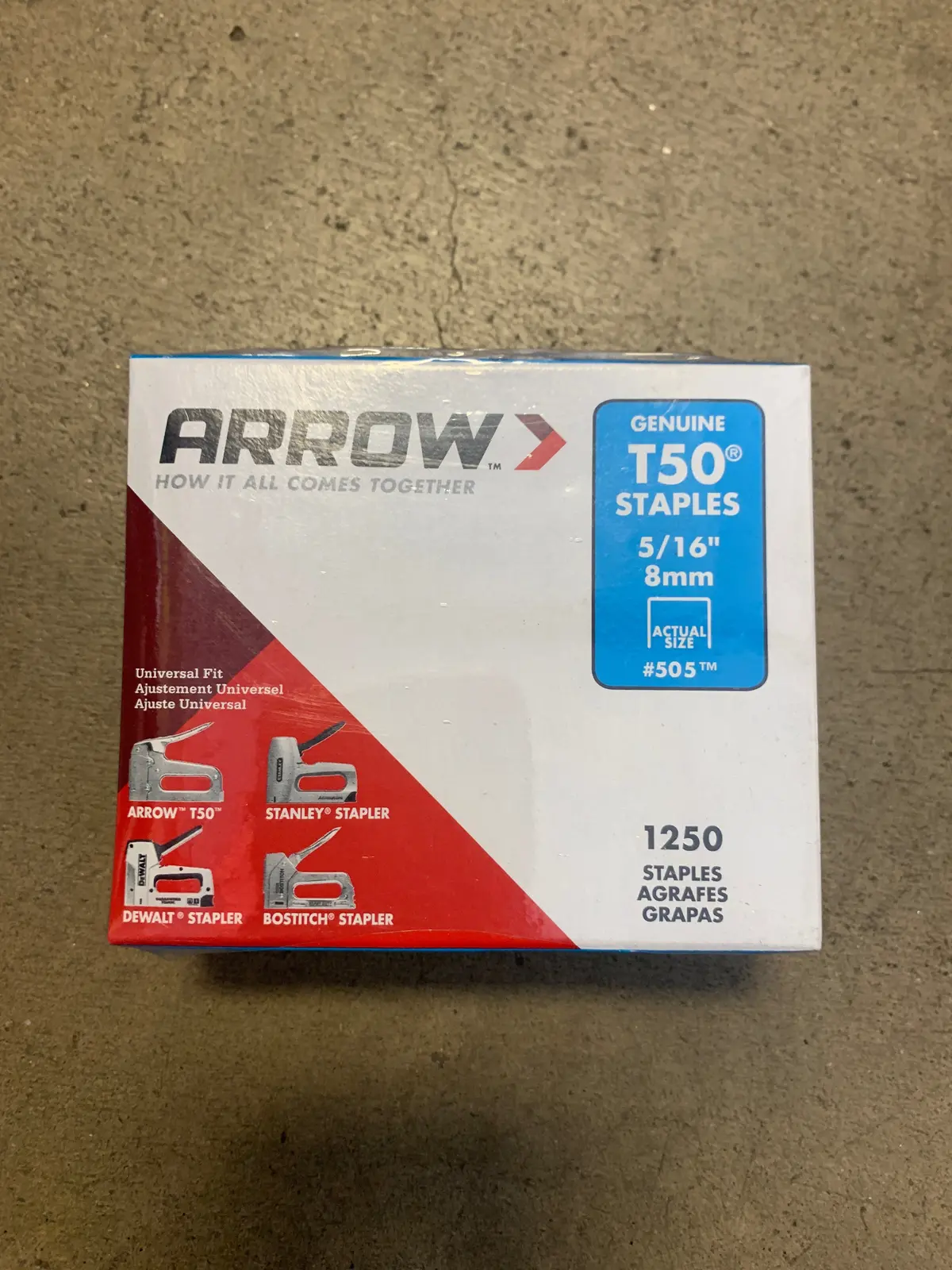 5/16" Staples 1250/Pk 1
