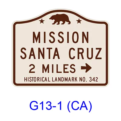 Historical Landmark [Symbol] G13-1(Ca) 1