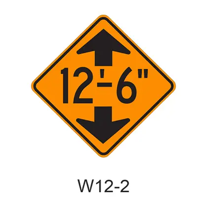 Low Clearance W12-2 1