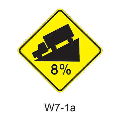 Hill With Grade [Symbol] W7-1A 1
