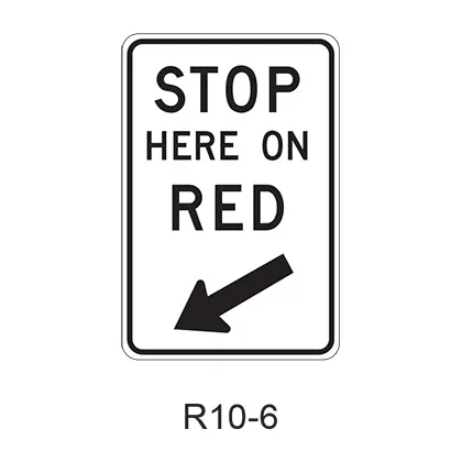Stop Here On Red R10-6 1