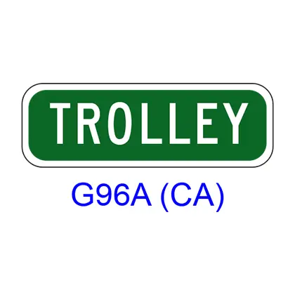 Trolley [Plaque] G96a(Ca) 1