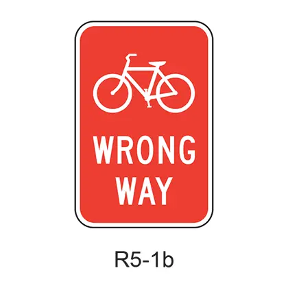 Bicycle Wrong Way R5-1B 1