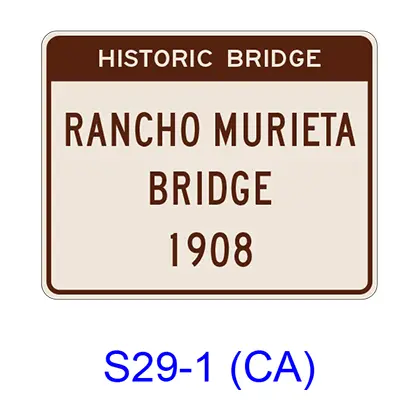 Historic Bridge - 3 Lines S29-1(Ca) 1