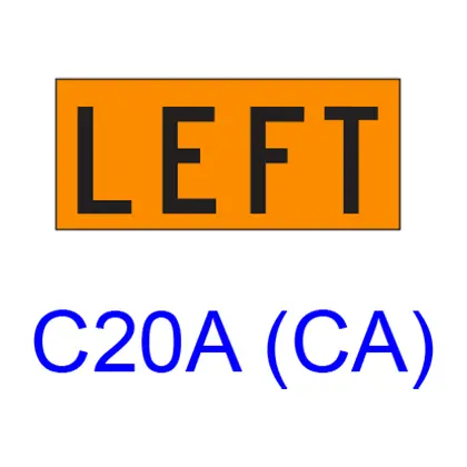 Left [Plaque] C20a(Ca) 1