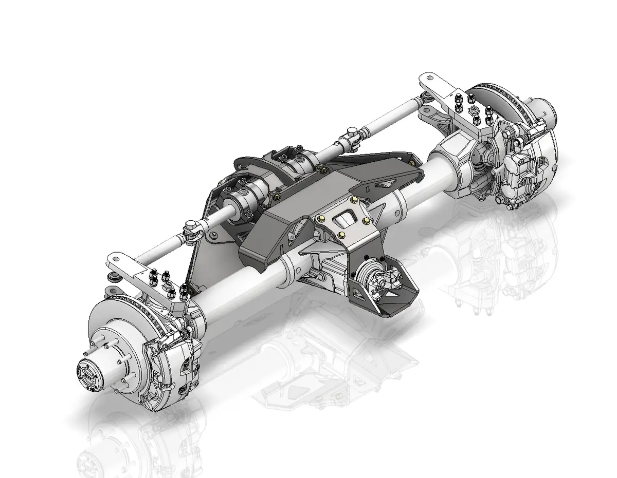 Axle Truss With Steering Ram Mount For Ecgs 14 Bolt Rear Steer 1