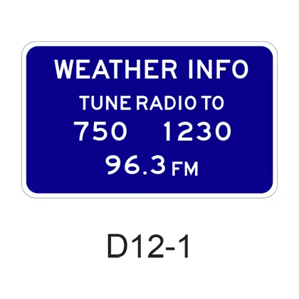 Weather Info Tune Radio To Xxx D12-1 1