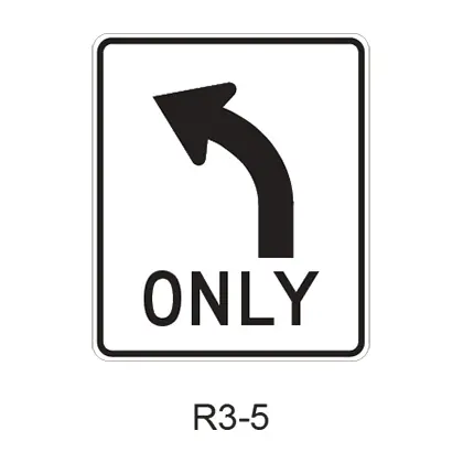 Mandatory Lane Movement Control R3-5 1