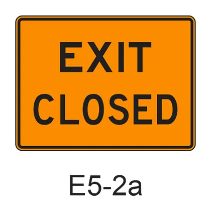 Exit Closed E5-2A 1