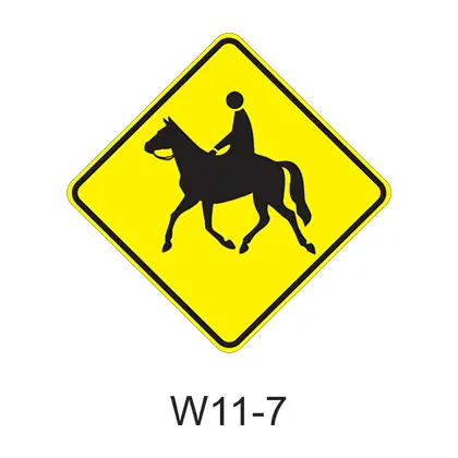 Equestrian Crossing [Symbol] W11-7 1