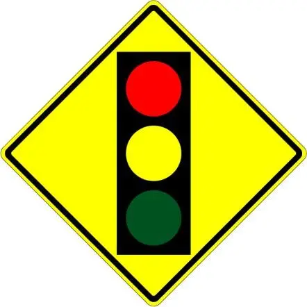 Signal Ahead 36" Eg Blk/Ylw 1