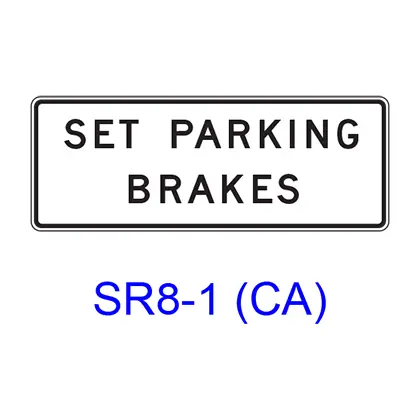 Set Parking Brakes Sr8-1(Ca) 1