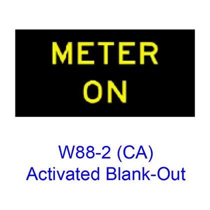 ?Meter Onâ€ Activated Blank-Out W88-2(Ca) 1