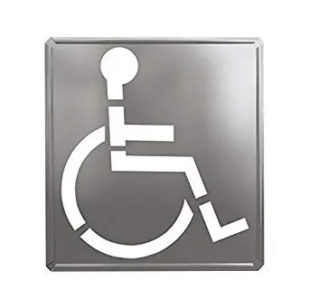 Stencil Handicap 48" Aluminum 1