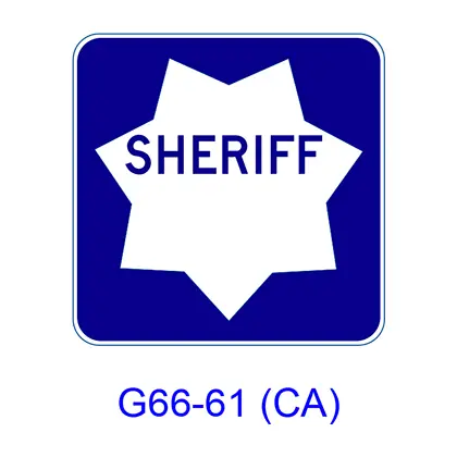 Sheriff [Symbol] G66-61(Ca) 1