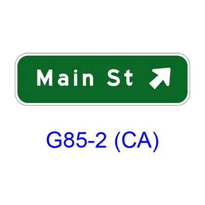Exit Direction G85-2(Ca) 1