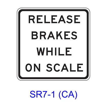 Release Brakes While On Scale Sr7-1(Ca) 1