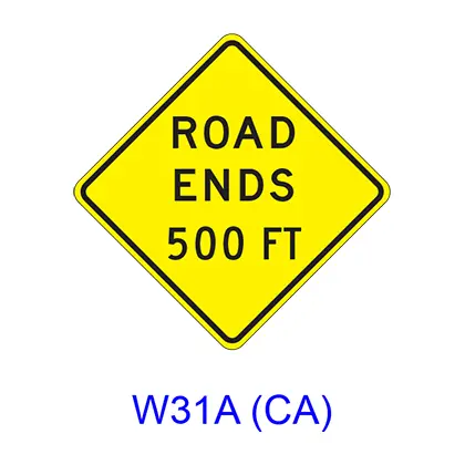 Road Ends -------- Ft W31a(Ca) 1