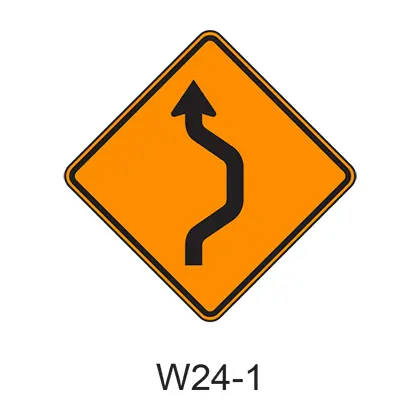Double Reverse Curve W24-1 1