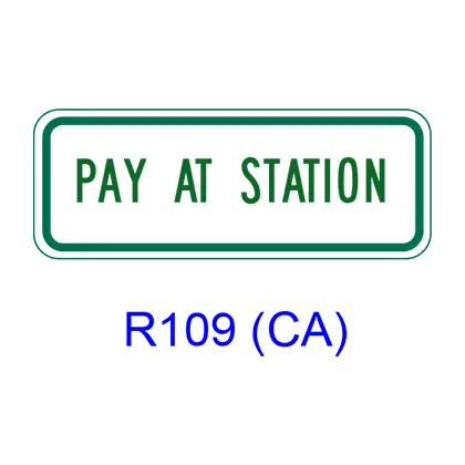 Pay At Station R109(Ca) 1