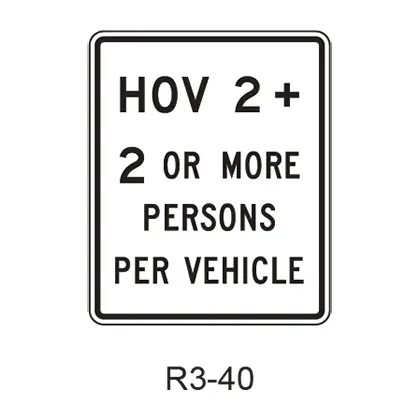 Vehicle Occupancy Definition R3-40 1