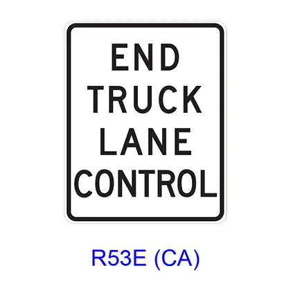 End Truck Lane Control R53e(Ca) 1