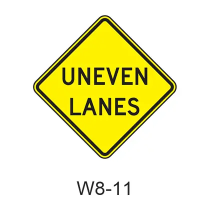 Uneven Lanes W8-11 1
