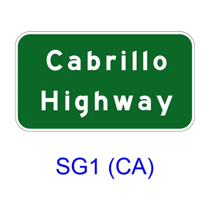 Named State Highway Sg1(Ca) 1
