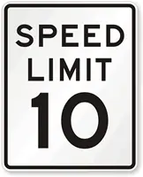 Speed Limit 10 Plastic Nr 24" 1