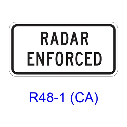 Radar Enforced R48-1(Ca) 1