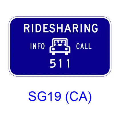 Ridesharing Info [Symbol] Sg19(Ca) 1