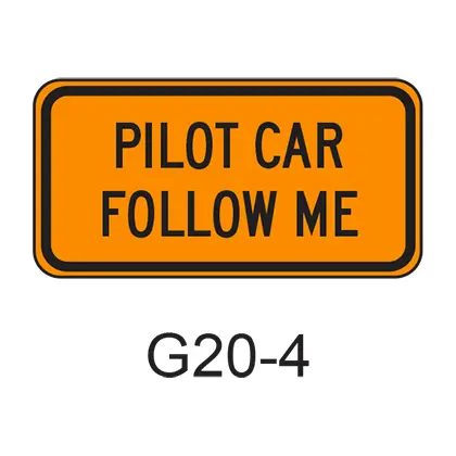 Pilot Car Follow Me G20-4 1