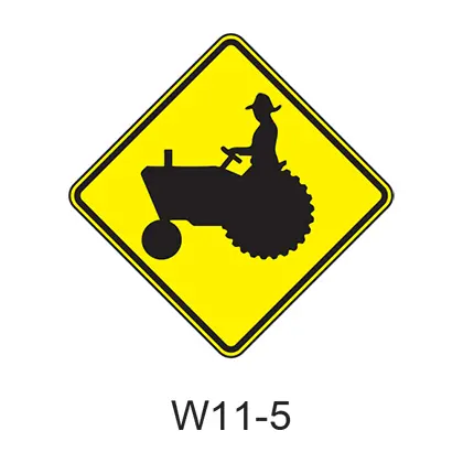 Vehicular Traffic Warning [Symbol] W11-5 1