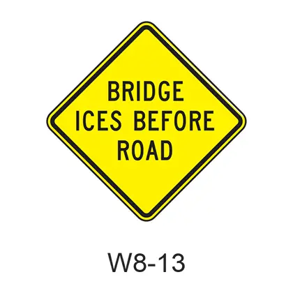 Bridge Ices Before Road W8-13 1