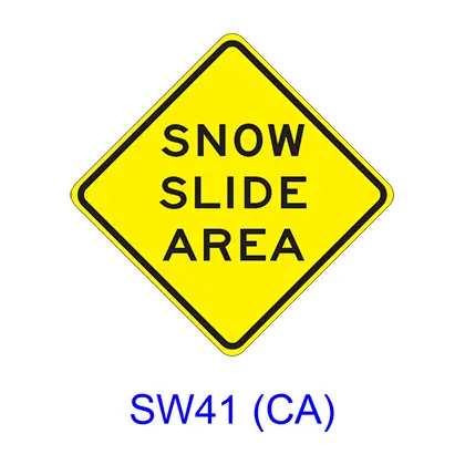 Snow Slide Area Sw41(Ca) 1