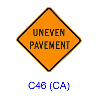 Uneven Pavement C46(Ca) 1